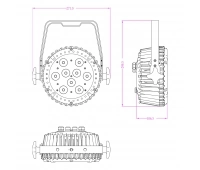 Всепогодный LED прожектор INVOLIGHT LEDPAR95W