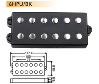 Звукосниматель humb MADRIX 6HPU/BK