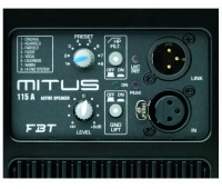 Активная двухполосная акустическая система FBT MITUS 115A