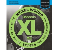 Струны для БАС-гитары DAddario EXL165-6