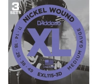 Струны для электрогитары DAddario EXL115-3D
