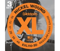 Струны для электрогитары DAddario EXL110-3D