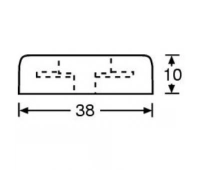 Ножка резиновая ADAM HALL 4906