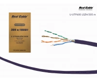Кабель CAT6 в катушке Real Cable U-UTP600