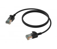 Тонкий патч-корд CAT6A U/UTP Procab CSD560B/1.5