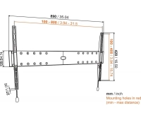 Настенное крепление для дисплея Vogels BASE 05L