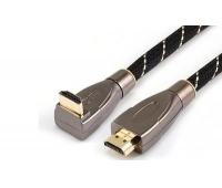 Кабель HDMI угловой разъем Wize WAVC-HDMIRA-1M