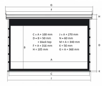 Экран с электроприводом Kauber Blue Label Tensioned BT Cinema BLTBT.169.300.PCS.CIN