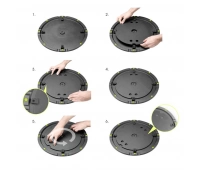 Стойка для акустических систем Gravity GSSPWBSET1W