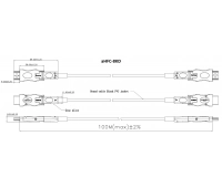 Активный гибридный оптоволоконный кабель HDMI со съемными разъемами Aberman aHFC-8KD-15