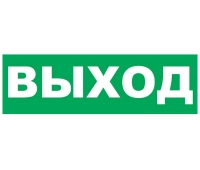 ВИСТЛ Надпись сменная для Молнии Выход