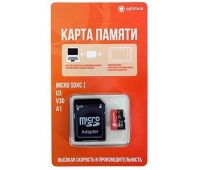 Карта памяти microSDXC, 64 ГБ, Class 10 Optimus MicroSDXC 64Gb (Optimus)