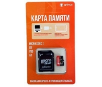 Карта памяти microSDXC, 128 ГБ, Class 10 Optimus MicroSDXC 128Gb (Optimus)