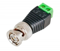 Разъем под коаксиальный кабель вилка Rexant Разъем BNC штекер с клеммной колодкой
