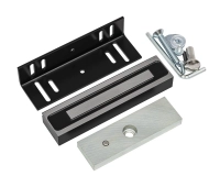 Замок электромагнитный 200 кг Accordtec ML-200K Premium Black с уголком