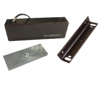 Замок электромагнитный 300 кг Accordtec ML-300KB с уголком (коричневый)