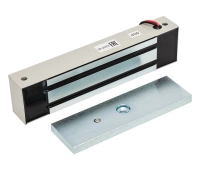 Замок электромагнитный Accordtec ML-400K с уголком (серый)