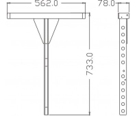 Рама для линейного массива FDB DLA112-RF