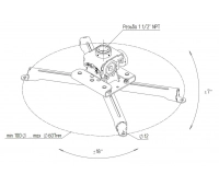 Потолочное крепление для проекторов Stabilizz SZZ-P75B-inch