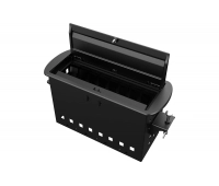 Прямоугольный металлический корпус Wize WRTS-M-8CBOX-B