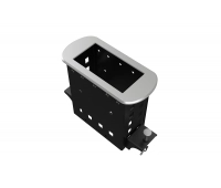 Прямоугольный металлический корпус Wize WRTS-M-4BOX-S