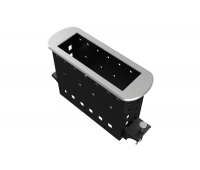 Прямоугольный металлический корпус Wize WRTS-M-6BOX-S