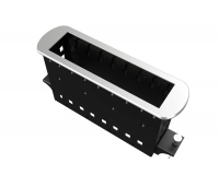 Прямоугольный металлический корпус Wize WRTS-M-8BOX-S