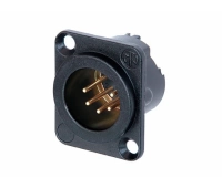 Разъем XLR панельный Neutrik NC5MD-LX-B