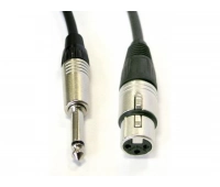 Кабель аудио JACK моно - XLR гнездо AVC Link CABLE-954/1.5-Black