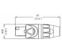 Кабельный разъем Amphenol SP-4-FN