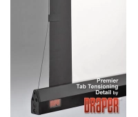 Экран моторизированный с системой натяжения Draper Premier NTSC (3:4) 244/96" 152*203 XT1000V (M1300) ebd 12" case white
