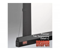 Экран моторизированный с системой натяжения Draper Premier HDTV (9:16) 302/119" 147*264 XT800V ebd 12" case black