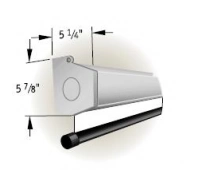 Экран ручной настенно-потолочного крепления Draper Luma 2 AV (1:1) 70/70" 178*178 XT1000E (MW) case white