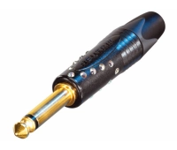 Разъем phone jack 6.3 мм male Neutrik NP2X-B-CRYSTAL
