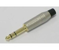 Jack 6.3 мм стерео штекер на кабель Amphenol ACPS-GN-AU