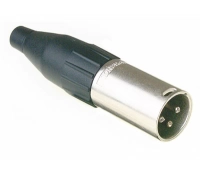 XLR 3 штекер на кабель Amphenol AC3MM