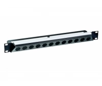 Рэковая панель высотой 1U Neutrik NZP1RU-12