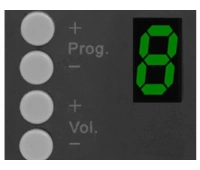 Настенная панель, контроллер управления Audac MWX43/B