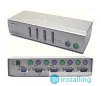 PS2 KVM переключатель ATEN CS-84AC