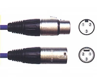 Кабель аудио XLR штекер - XLR гнездо AVC Link CABLE-950/5.0 black