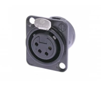 Разъем XLR панельный Neutrik NC4FD-L-B-1