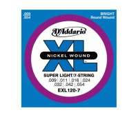 Струны DAddario EXL120-7