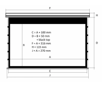 Экран с электроприводом Kauber Red Label Tensioned BT Cinema RLTBT.169.240.CLV.CIN2