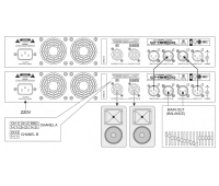 Профессиональный двухканальный усилитель мощности класса D CVGaudio DX-2600