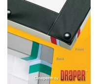Экран постоянного натяжения на кнопках с алюминиевой рамой Draper Cineperm HDTV (9:16) 490/193"