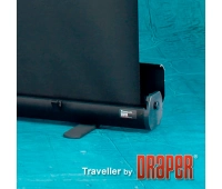 Легкий портативный проекционный экран для установки на полу или на столе Draper Traveller NTSC (3:4) 127/50" MW