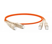 Патч-корд Hyperline FC-D2-50-SC/­PR-SC/­PR-H-2M-LSZH-OR