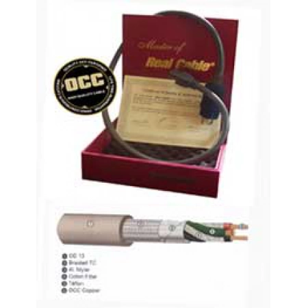 Кабель питания Real Cable PS OCC 4MF/ 1m 00