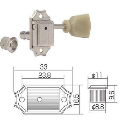 Колки Kluson style GOTOH SD90-SL-N