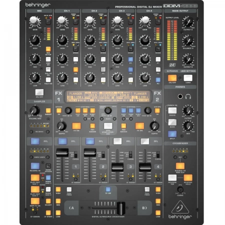 Цифровой пятиканальный DJ-микшер Behringer DDM4000